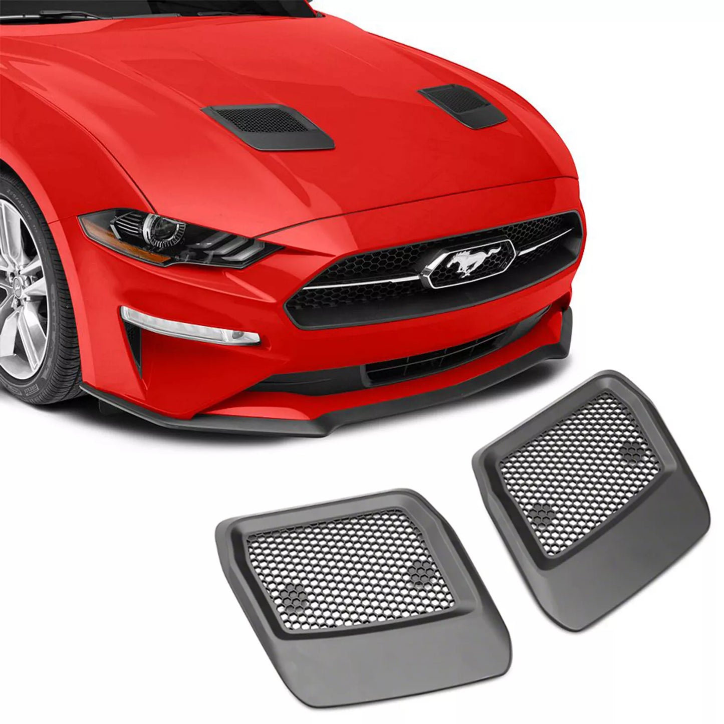 🔥sfiato  cofano nero Adatto Per Ford Per Per Mustang 18-20 GT EcoBoost🔥