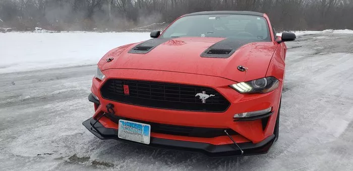 🔥sfiato  cofano nero Adatto Per Ford Per Per Mustang 18-20 GT EcoBoost🔥
