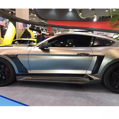 🔥Minigonne laterali prese d'aria effetto Lambo  Adatto Per Ford Mustang 15-20🔥