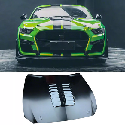 🔥ottica cofano in allumini ADATTO PER Ford Mustang 15-17 GT EcoBoost V6 GT500🔥