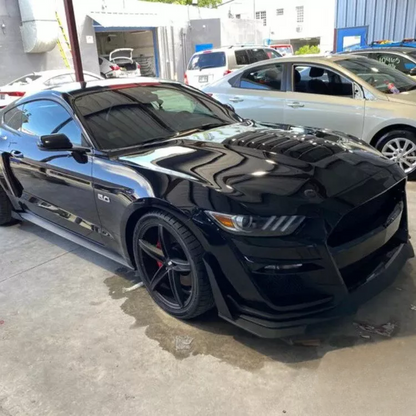 🔥ottica cofano in allumini ADATTO PER Ford Mustang 15-17 GT EcoBoost V6 GT500🔥