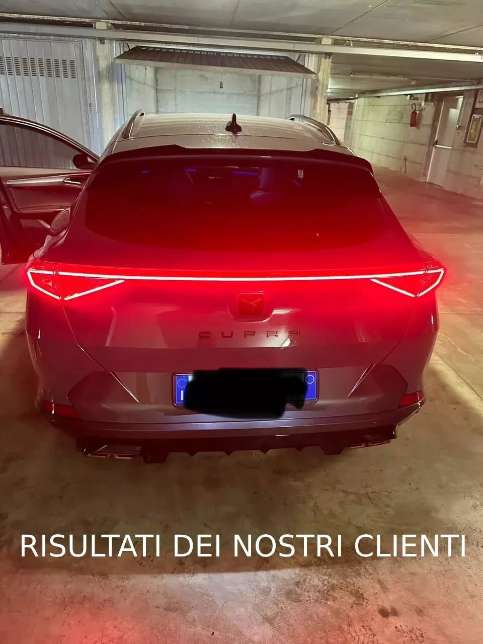⭐1436 SPOILER ADATTO PER CUPRA FORMENTOR 2020+ NERO LUCIDO⭐