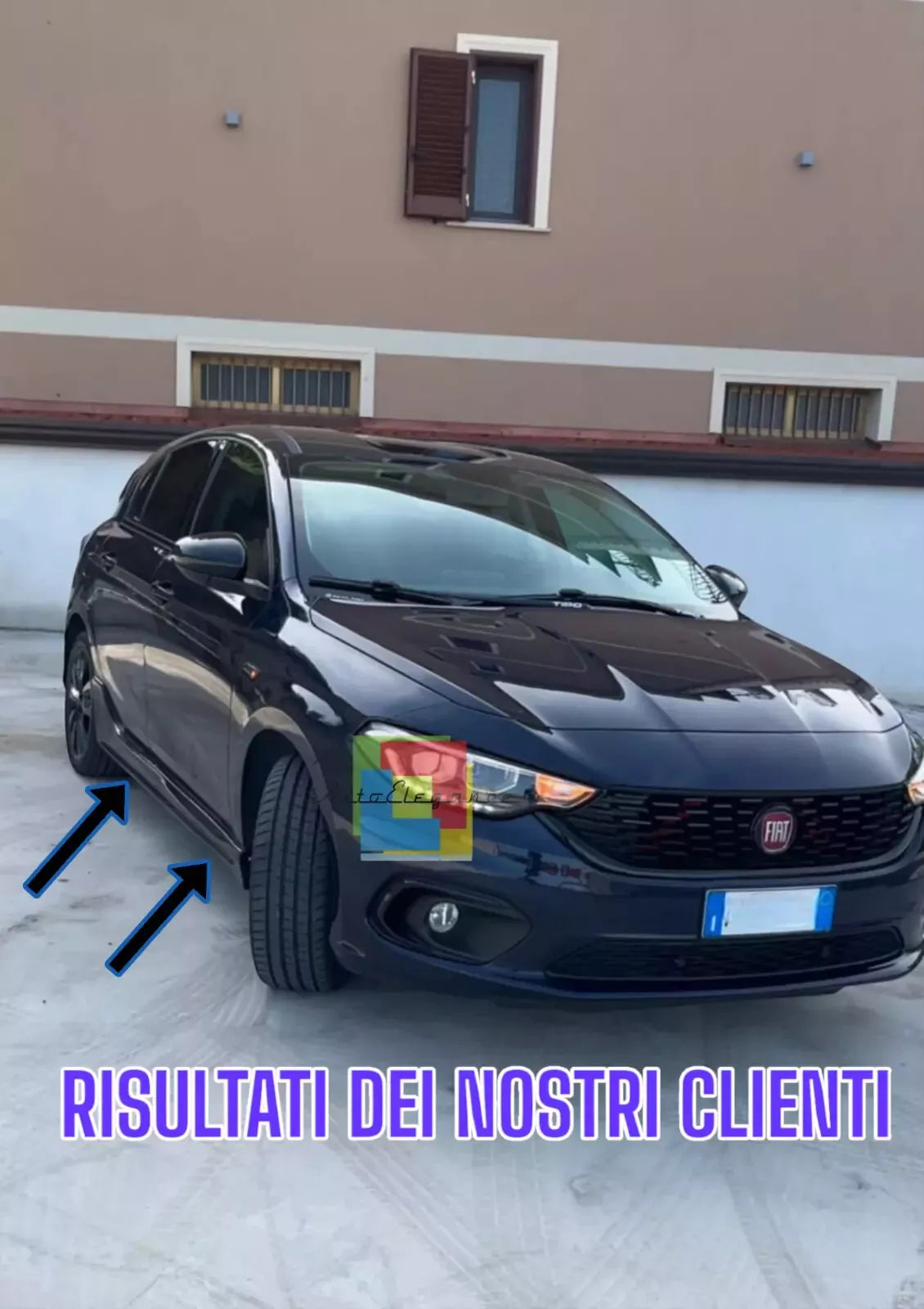 🔥0800🔥MINIGONNE ADATTO PER FIAT TIPO HB SW SEDAN 2015+ 🔥