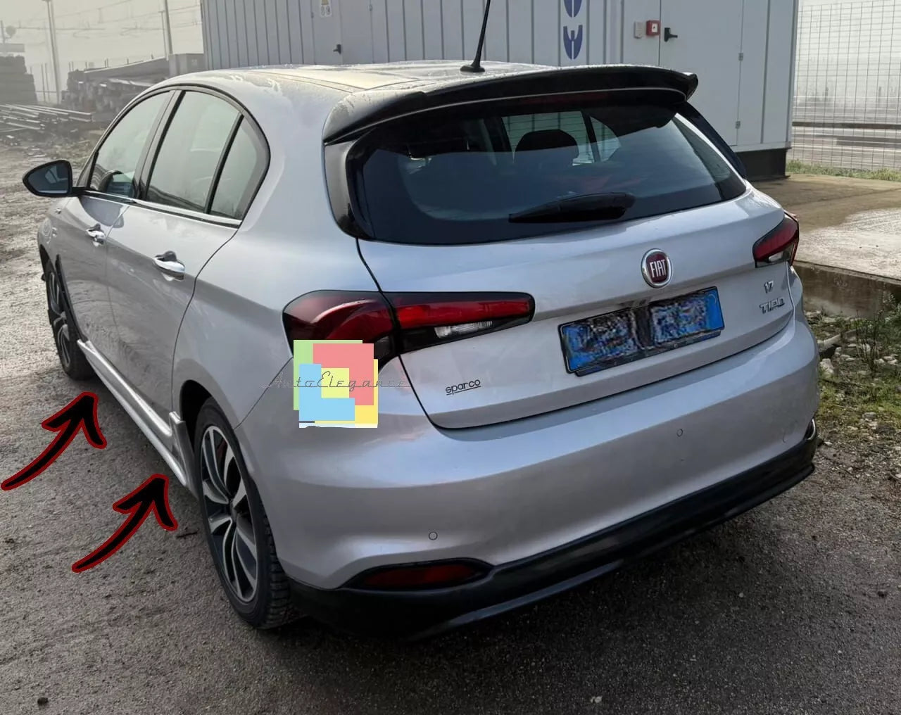 🔥0800🔥MINIGONNE ADATTO PER FIAT TIPO HB SW SEDAN 2015+ 🔥