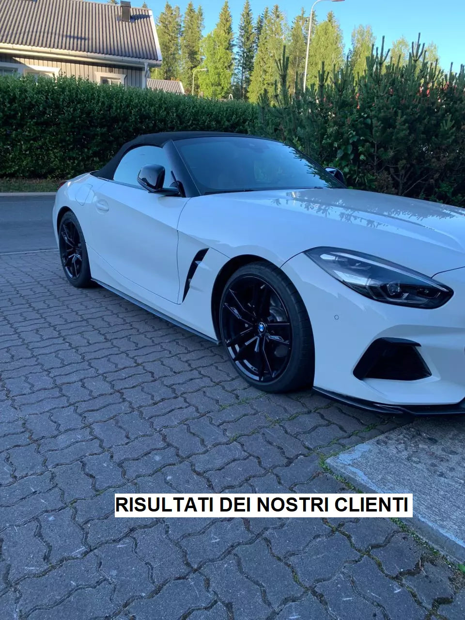 🔥1810 SOTTO MINIGONNE ADATTO PER BMW Z4 G29 2018+ LOOK M NERO LUCIDO🔥