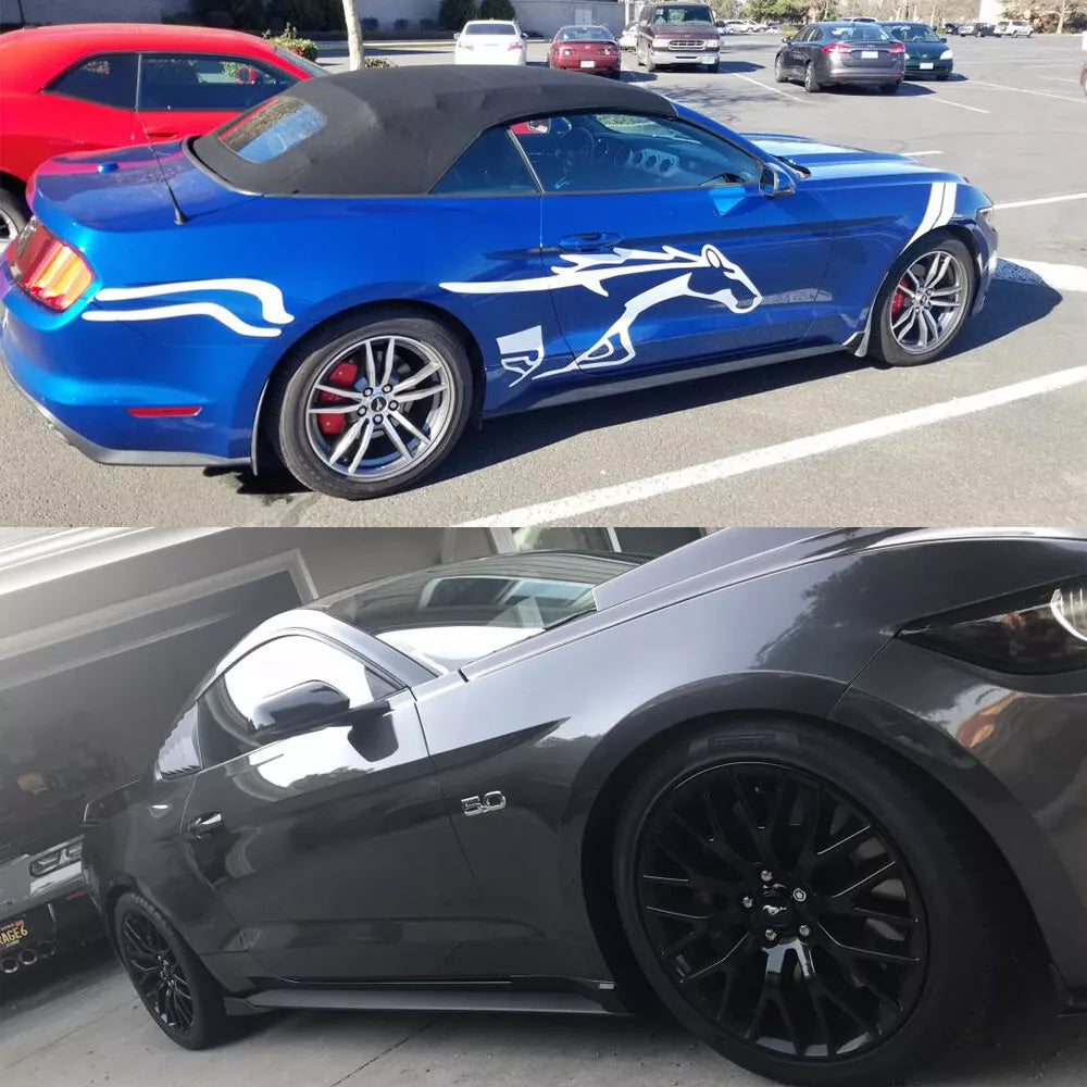 🔥Ford Mustang 15-20 prese d'aria lati parafango griglia minigonne laterali wi🔥