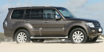 0135⭐MITSUBISHI PAJERO 06-14 ALETTONE LOOK SPORTIV SPOILER POSTERIORE SUL TETTO⭐