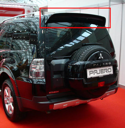 0135⭐MITSUBISHI PAJERO 06-14 ALETTONE LOOK SPORTIV SPOILER POSTERIORE SUL TETTO⭐
