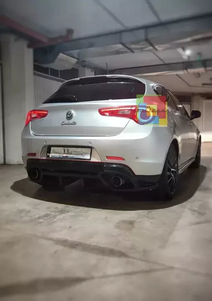 ⭐ 0405 🔥 DIFFUSORE POSTERIORE ADATTO PER ALFA ROMEO GIULIETTA NERO LUCIDO🔥⭐