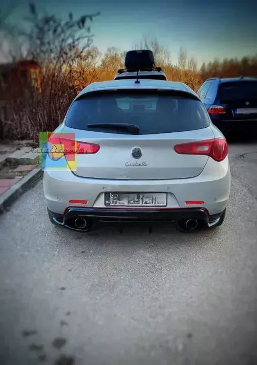 ⭐ 0405 🔥 DIFFUSORE POSTERIORE ADATTO PER ALFA ROMEO GIULIETTA NERO LUCIDO🔥⭐
