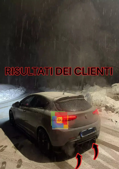 ⭐ 0405 🔥 DIFFUSORE POSTERIORE ADATTO PER ALFA ROMEO GIULIETTA NERO LUCIDO🔥⭐