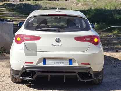 ⭐ 0405 🔥 DIFFUSORE POSTERIORE ADATTO PER ALFA ROMEO GIULIETTA NERO LUCIDO🔥⭐