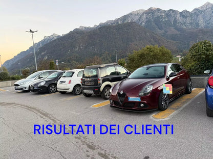 🔥💥1842 SPLITTER ADATTO PER ALFA ROMEO GIULIETTA 2010-2020 NERO LUCIDO💥🔥