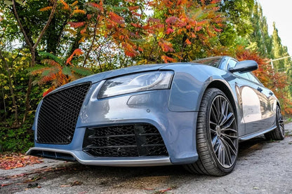 1484⭐PARAURTI ANTERIORE ADATTO PER AUDI A5 8T PRE-FACELIFT LOOK GREZ DESIGN RS5⭐