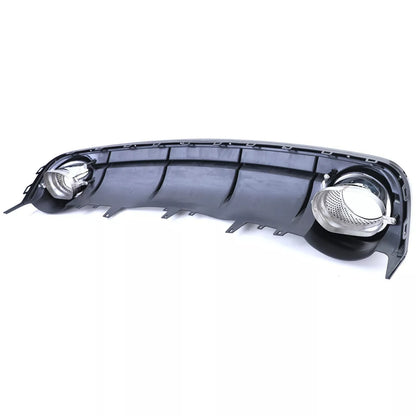 0434🔥SOTTO PARAURTI POSTERIORE RS6 DIFFUSORE PER AUDI A6 4G C7 2010-2014 ABS🔥