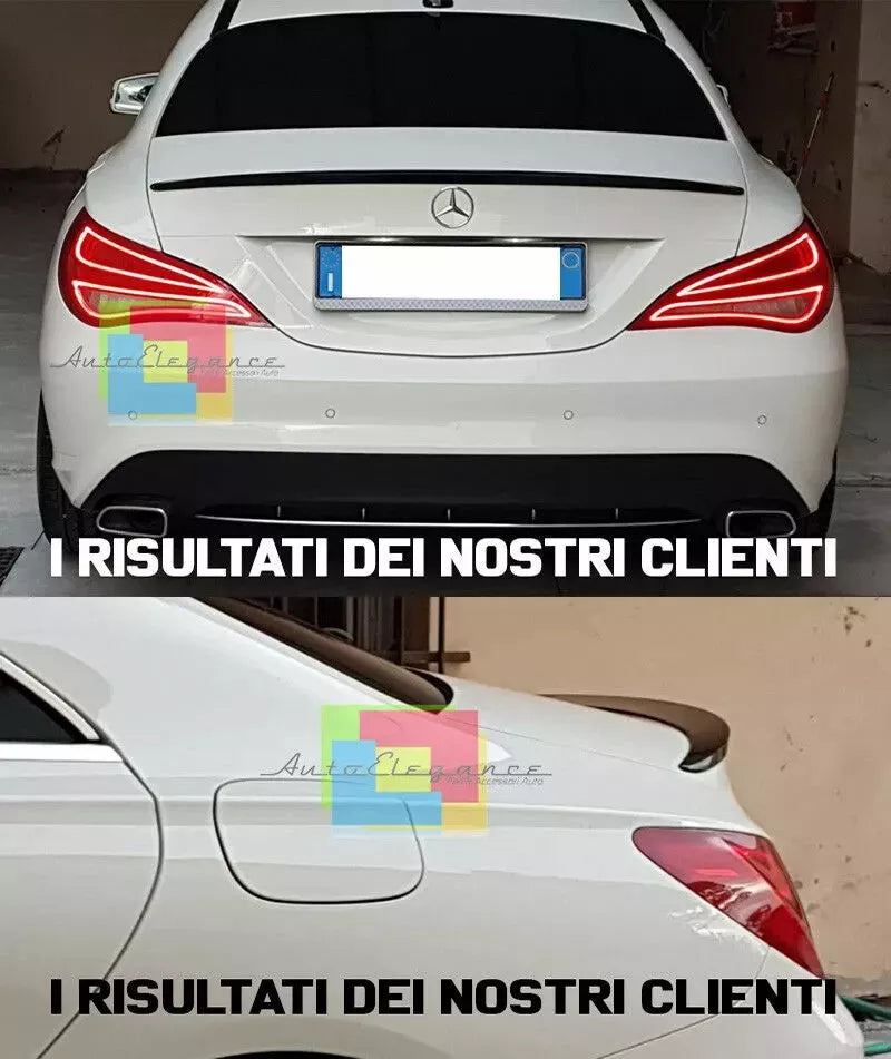 0172⭐Spoiler adatto per Mercedes Benz CLS C117 W117 coupe nero lucido⭐