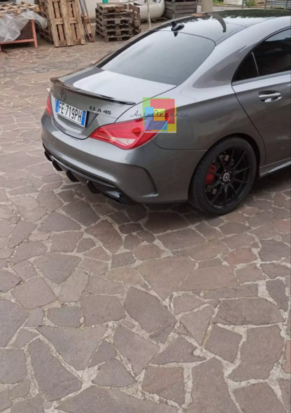 0172⭐Spoiler adatto per Mercedes Benz CLS C117 W117 coupe nero lucido⭐