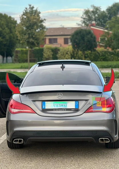 0172⭐Spoiler adatto per Mercedes Benz CLS C117 W117 coupe nero lucido⭐