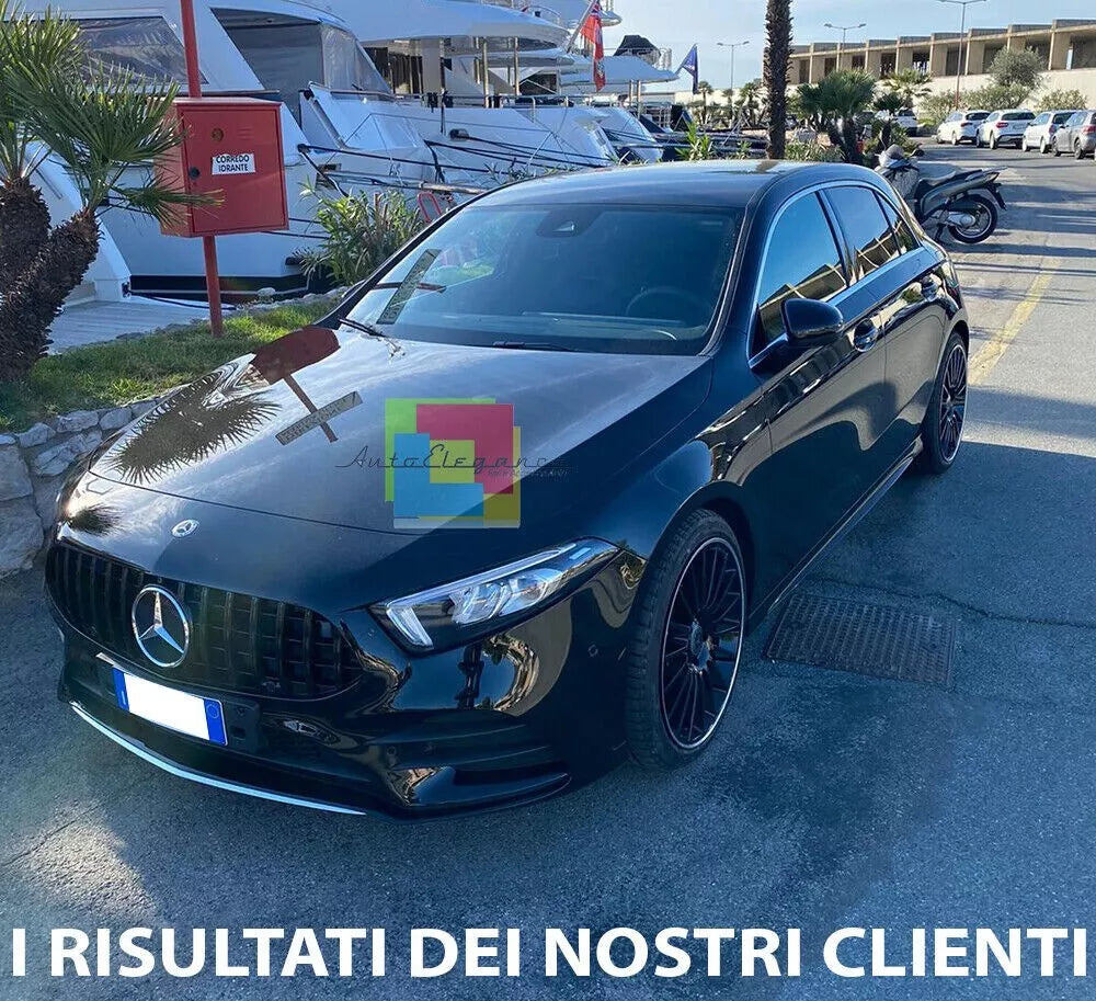 🔥GRIGLIA ADATTA PER CLASSE A W177 LOOK GT NERA SENZA CAMERA🔥