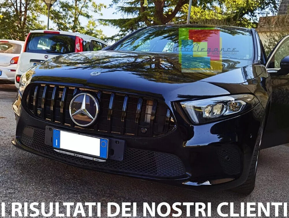 🔥GRIGLIA ADATTA PER CLASSE A W177 LOOK GT NERA SENZA CAMERA🔥