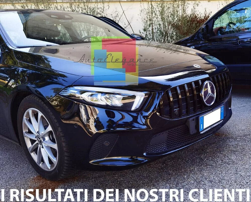 🔥GRIGLIA ADATTA PER CLASSE A W177 LOOK GT NERA SENZA CAMERA🔥