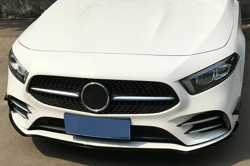 0122🔥KIT AERO ADATTO PER MERCEDES CLASSE A W177 AMG CON BAFFO NERO  (ADESIVO)🔥