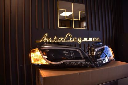 1699🔥FARI ANTERIORI ADATTI PER AUDI A3 8P 08-12 LOOK NERI LED DESIGN SPORTIVO🔥