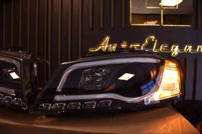 1699🔥FARI ANTERIORI ADATTI PER AUDI A3 8P 08-12 LOOK NERI LED DESIGN SPORTIVO🔥