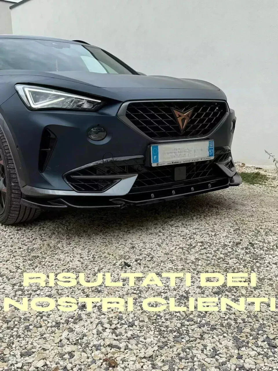 🔥⭐1340 SPLITTER ADATTO PER CUPRA FORMENTOR 2020+ NERO LUCIDO🔥⭐