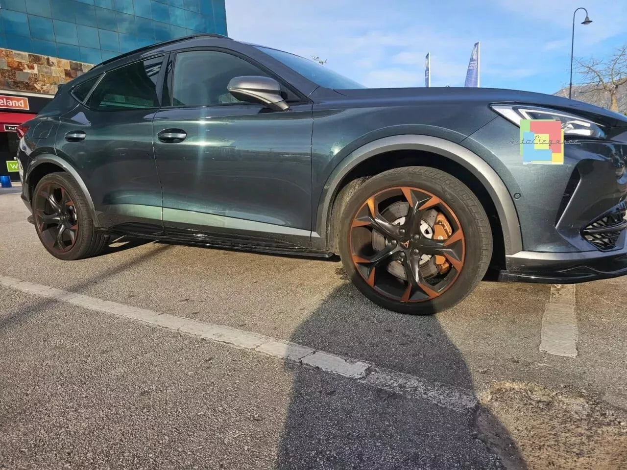 🔥⭐1340 SPLITTER ADATTO PER CUPRA FORMENTOR 2020+ NERO LUCIDO🔥⭐
