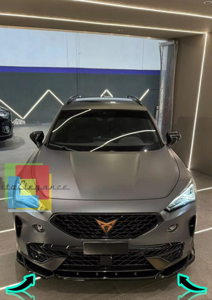 🔥⭐1340 SPLITTER ADATTO PER CUPRA FORMENTOR 2020+ NERO LUCIDO🔥⭐