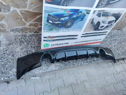 0119⭐DIFFUSORE POSTERIORE BMW SERIE 2 F22 F23 SOTTO PARAURTI M SPORT ABS GREZZO⭐