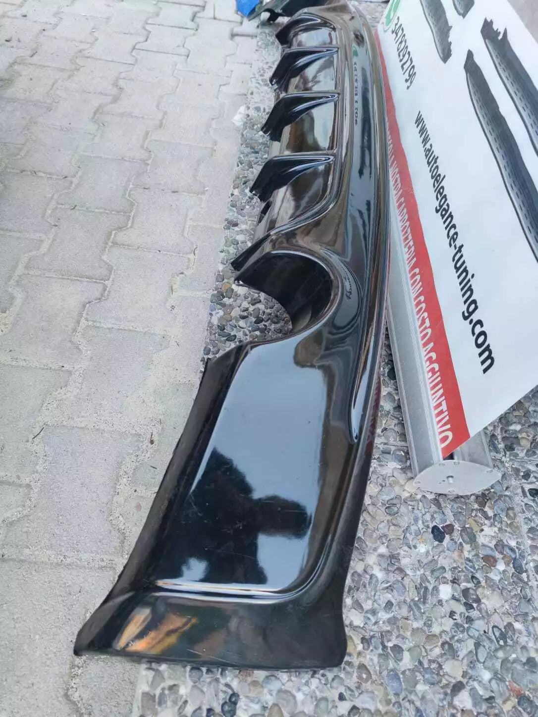 0119⭐DIFFUSORE POSTERIORE BMW SERIE 2 F22 F23 SOTTO PARAURTI M SPORT ABS GREZZO⭐