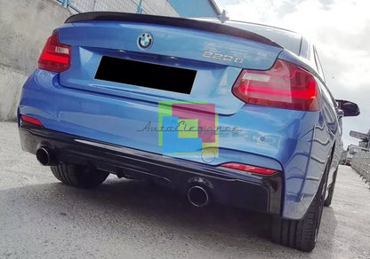 0119⭐DIFFUSORE POSTERIORE BMW SERIE 2 F22 F23 SOTTO PARAURTI M SPORT ABS GREZZO⭐