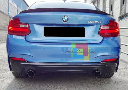 0119⭐DIFFUSORE POSTERIORE BMW SERIE 2 F22 F23 SOTTO PARAURTI M SPORT ABS GREZZO⭐