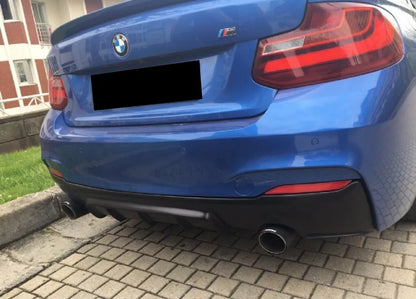 0119⭐DIFFUSORE POSTERIORE BMW SERIE 2 F22 F23 SOTTO PARAURTI M SPORT ABS GREZZO⭐