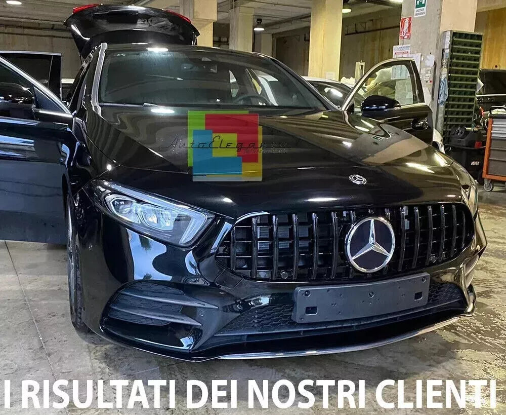 🔥GRIGLIA ADATTA PER CLASSE A W177 LOOK GT NERA SENZA CAMERA🔥