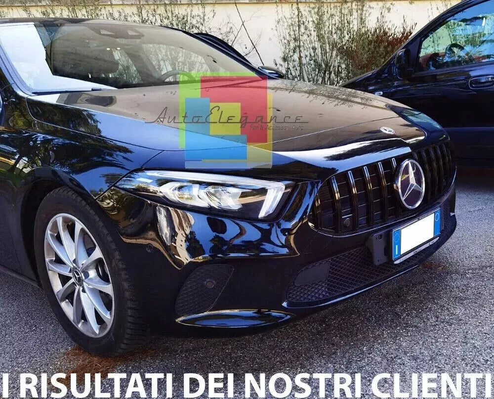 🔥GRIGLIA ADATTA PER CLASSE A W177 LOOK GT NERA SENZA CAMERA🔥