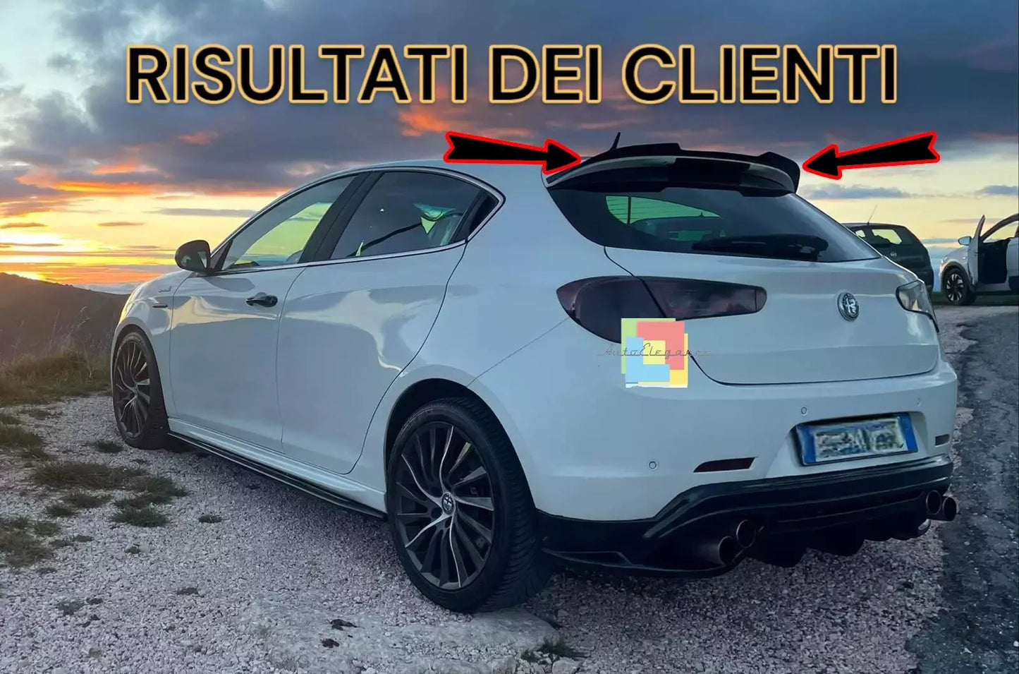 💥1850💥Spoiler Tetto ADATTO PER ALFA ROMEO Giulietta 2010 - 2020💥