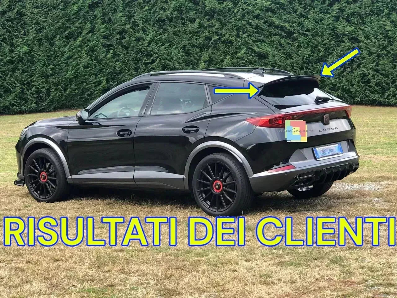🔥1436 SPOILER ADATTO PER CUPRA FORMENTOR 2020+ NERO LUCIDO🔥