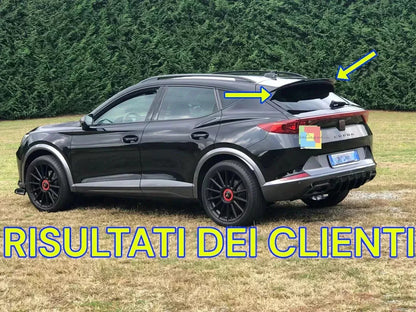 🔥1436 SPOILER ADATTO PER CUPRA FORMENTOR 2020+ NERO LUCIDO🔥