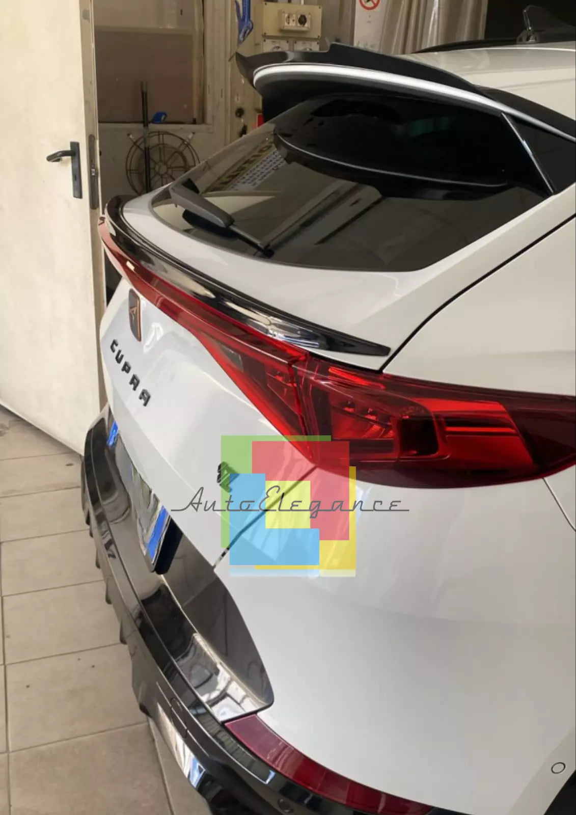🔥1436 SPOILER ADATTO PER CUPRA FORMENTOR 2020+ NERO LUCIDO🔥