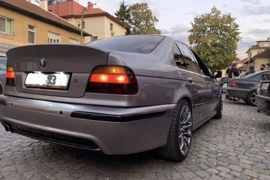 🔥1123 SPOILER PER BMW SERIE 5 E39 95-03 LOOK M5 CSL NERO LUCIDO BAGAGLIAIO🔥