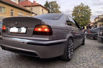 🔥1123 SPOILER PER BMW SERIE 5 E39 95-03 LOOK M5 CSL NERO LUCIDO BAGAGLIAIO🔥