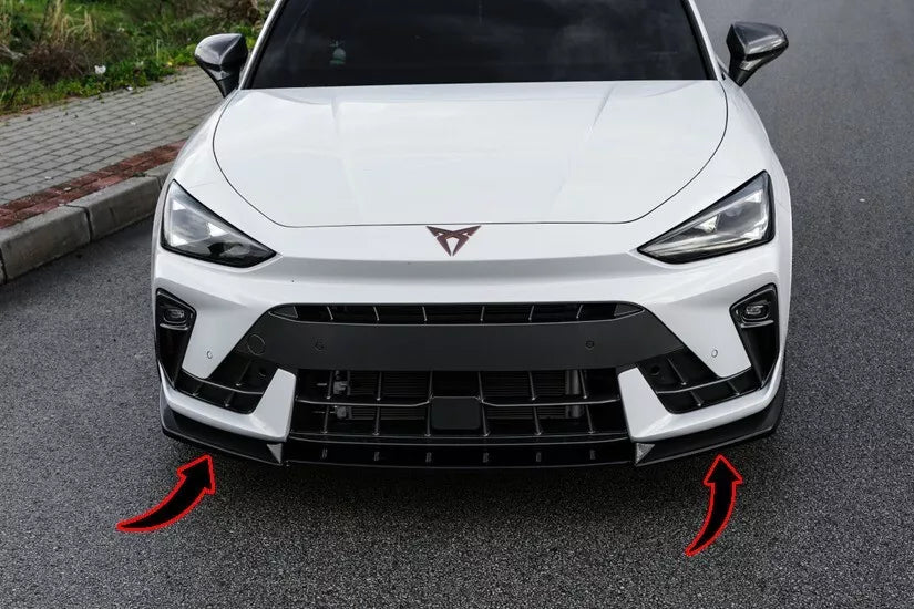 🔥2145 SPLITTER ADATTO PER CUPRA Leon MK1 Facelift 2024+ NERO LUCIDO🔥