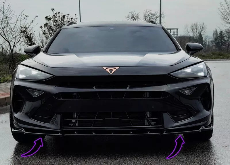 🔥2146 SPLITTER ADATTO PER CUPRA FORMENTOR MK1 Facelift 2024+ NERO LUCIDO🔥