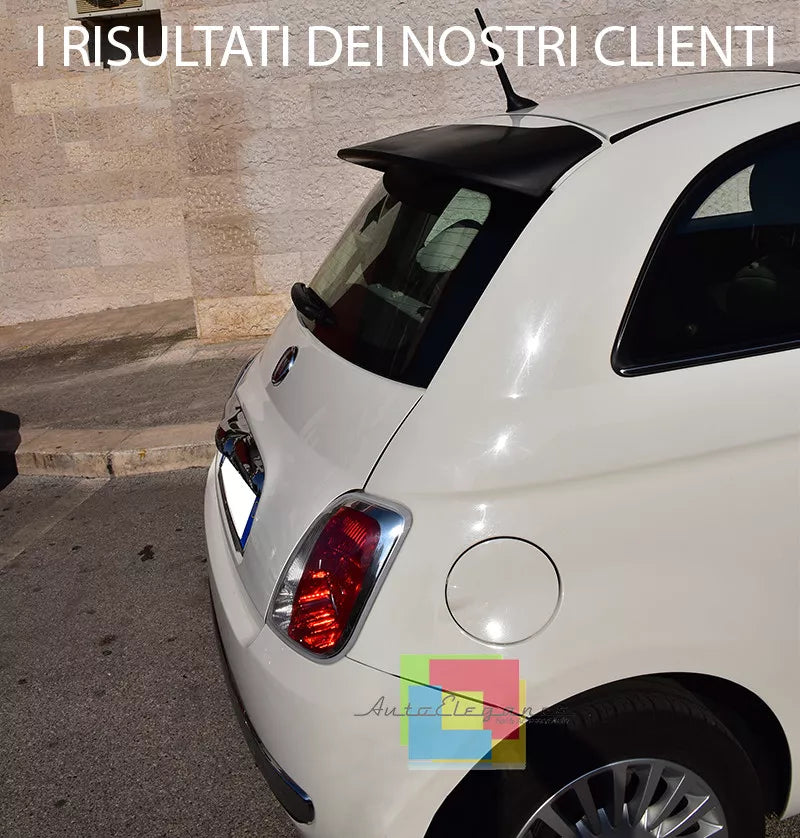 🔥0601 SPOILER SPOILER ADATTO PER FIAT 500 2008+ LOOK ABARTH GREZZO🔥