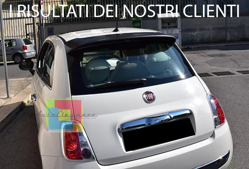 🔥0601 SPOILER SPOILER ADATTO PER FIAT 500 2008+ LOOK ABARTH GREZZO🔥