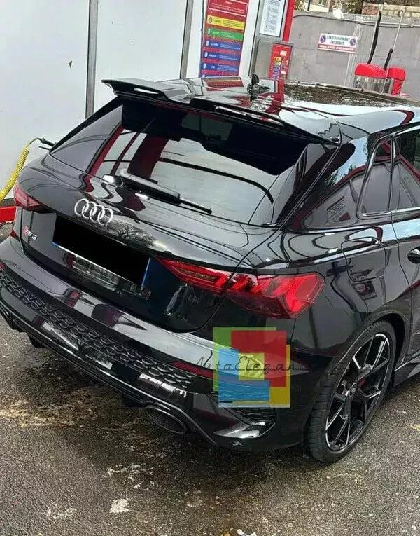 0974✨SPOILER ADATTO PER AUDI A3 8Y 2020+ LOOK NERO LUCIDO DESIGN SPORTIVO✨