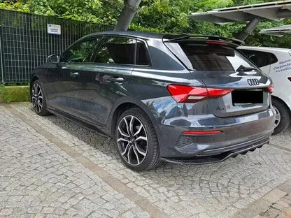 0974✨SPOILER ADATTO PER AUDI A3 8Y 2020+ LOOK NERO LUCIDO DESIGN SPORTIVO✨